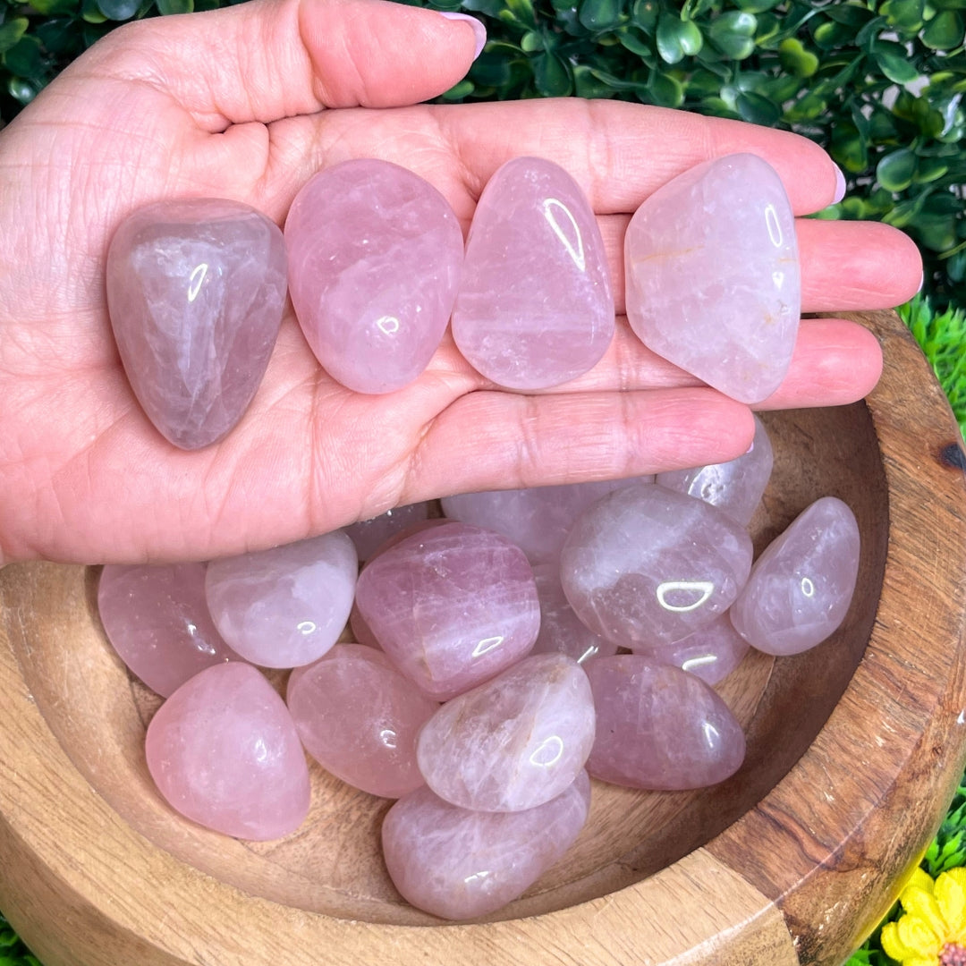 Pierres roulées Quartz rose (Taille moyenne)