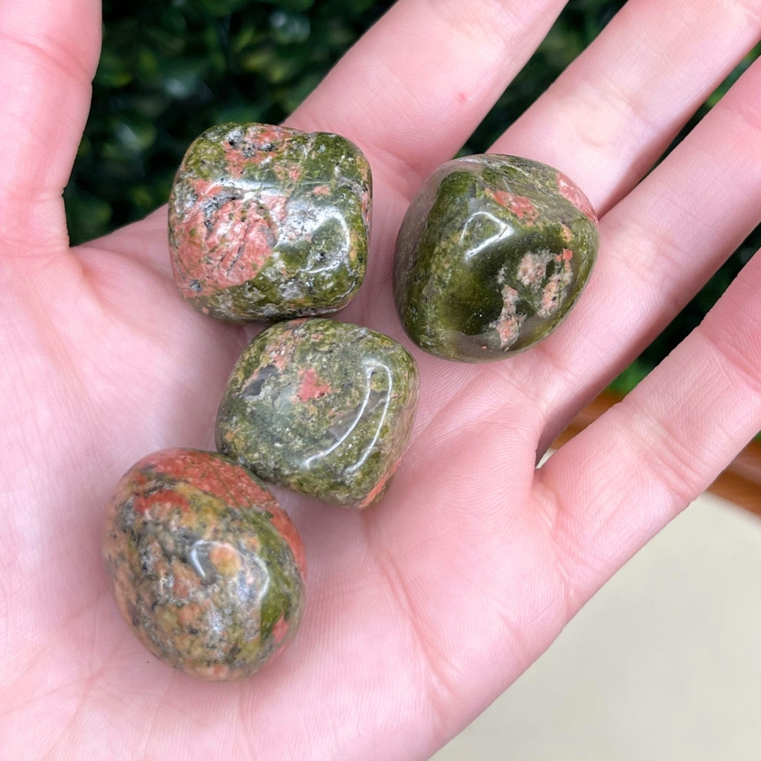 Pierres Roulées en Unakite