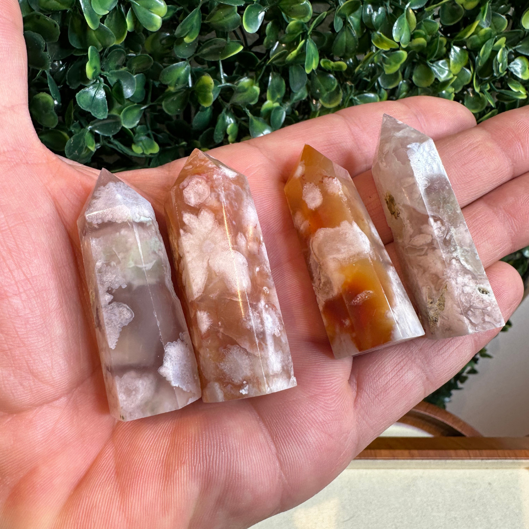 Pointe Agate Fleur - Pierres et fossiles