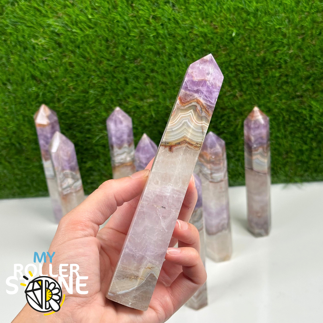 Pointe Améthyste Agatisée