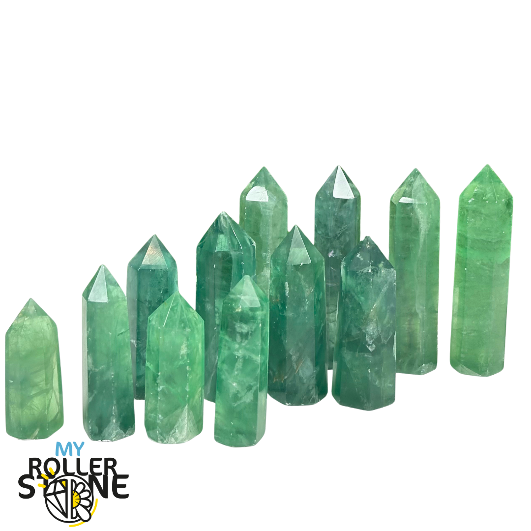 Pointes de Fluorite Verte