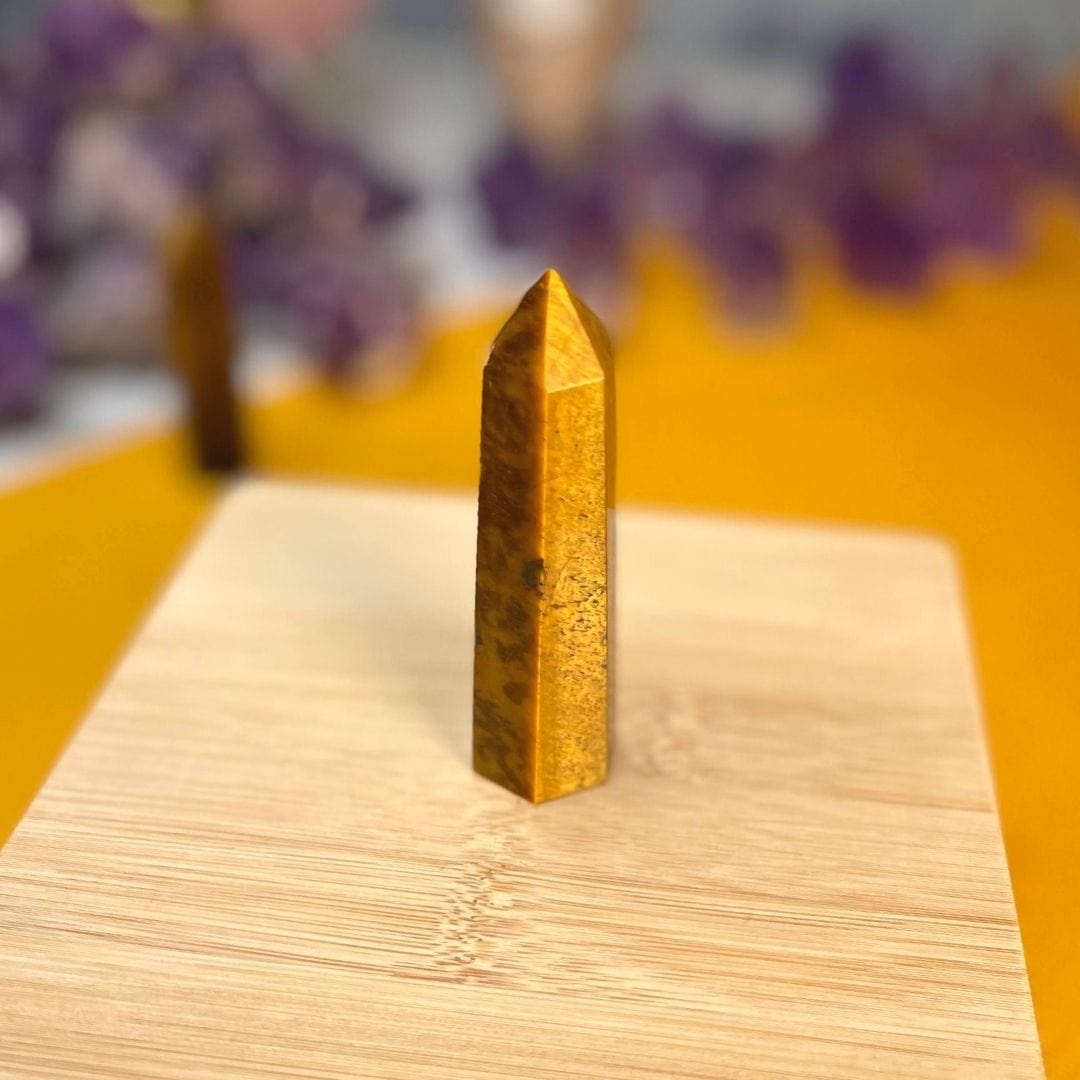 Pointe Oeil de tigre #14 - Pierres et fossiles