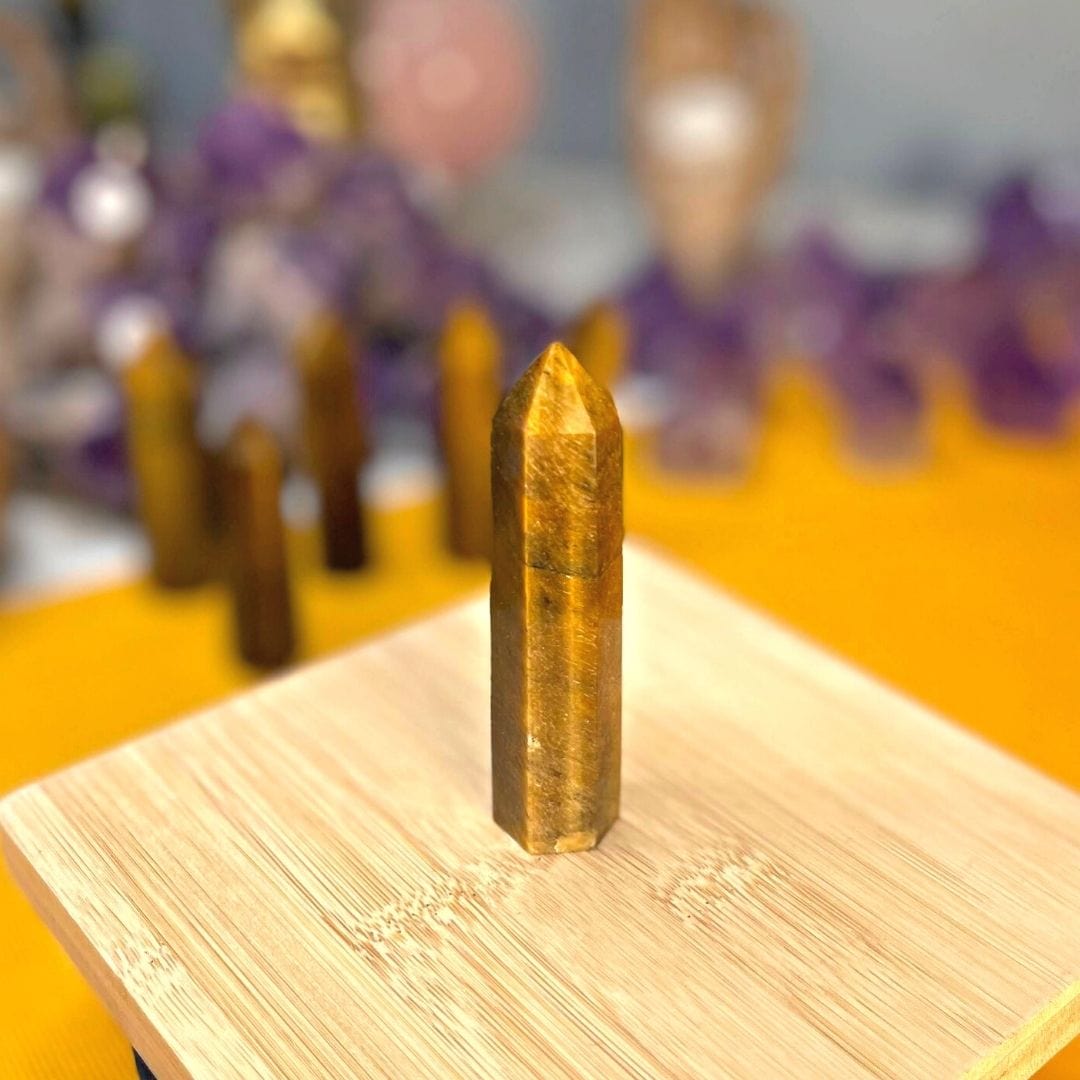 Pointe Oeil de tigre #15 - Pierres et fossiles