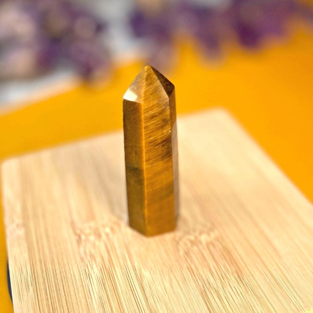 Pointe Oeil de tigre #19 - Pierres et fossiles