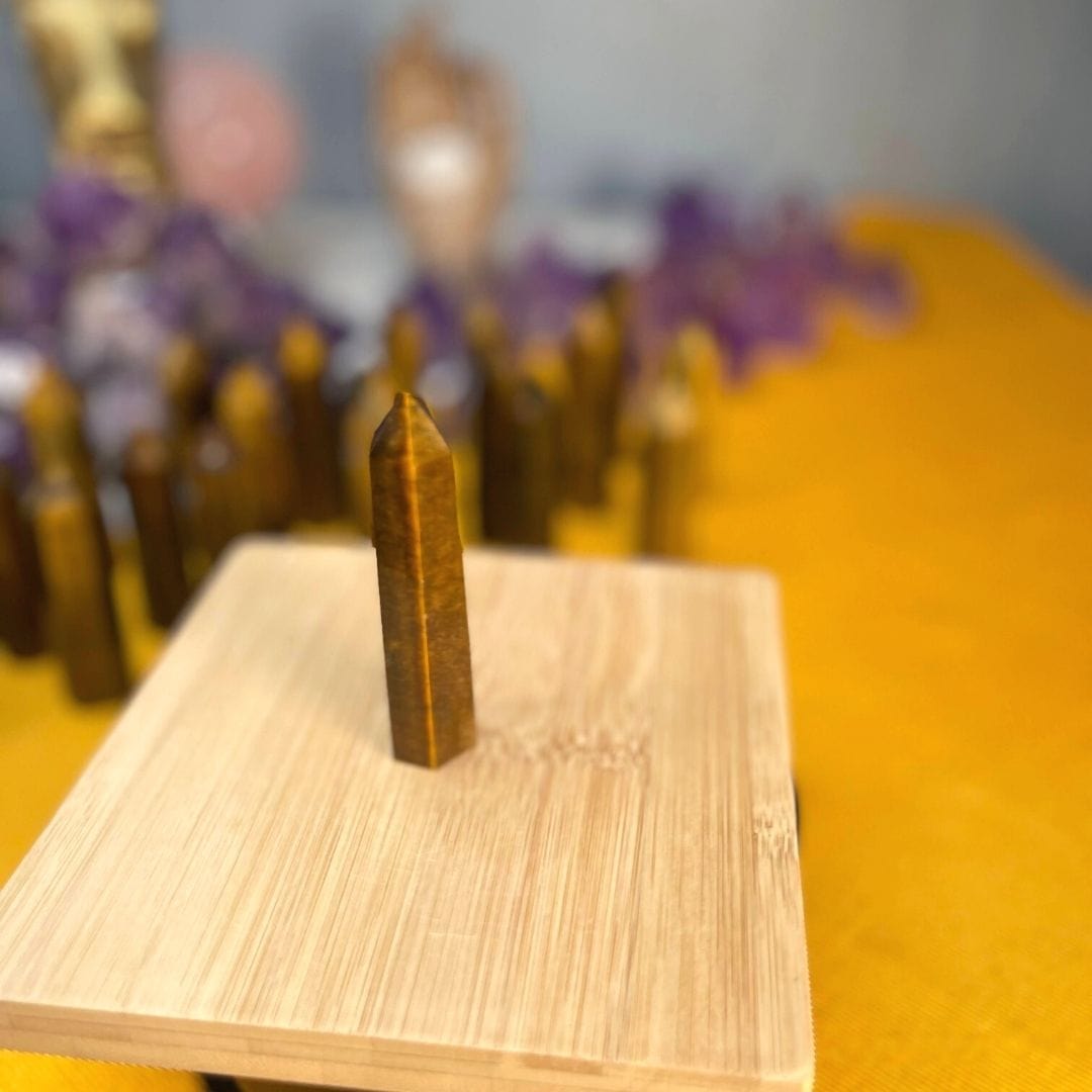 Pointe Oeil de tigre #28 - Pierres et fossiles