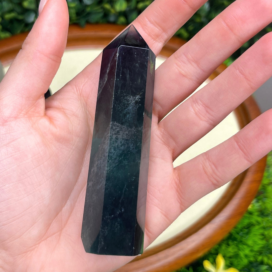Pointe Pierre Fluorite Arc-en-Ciel Grand