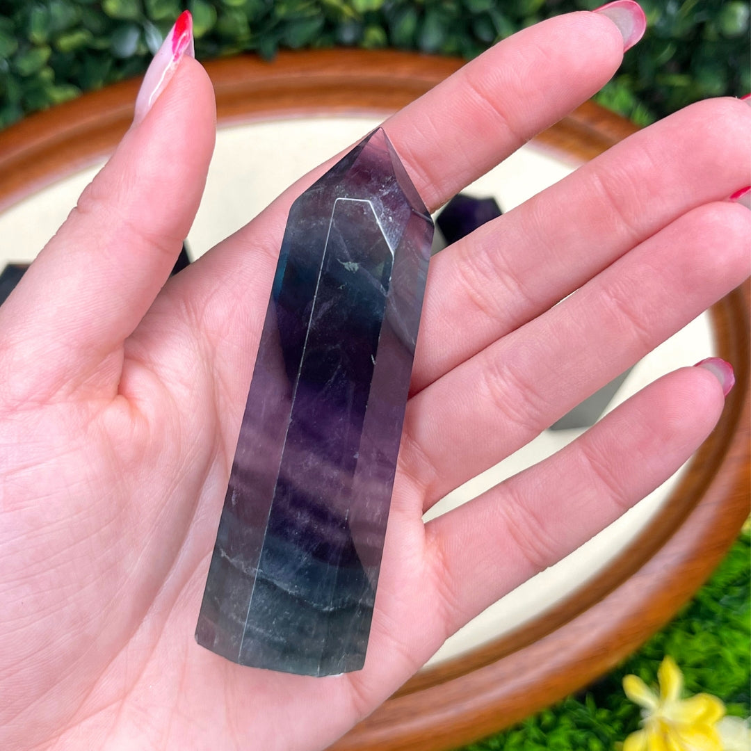 Pointe Pierre Fluorite Arc-en-Ciel