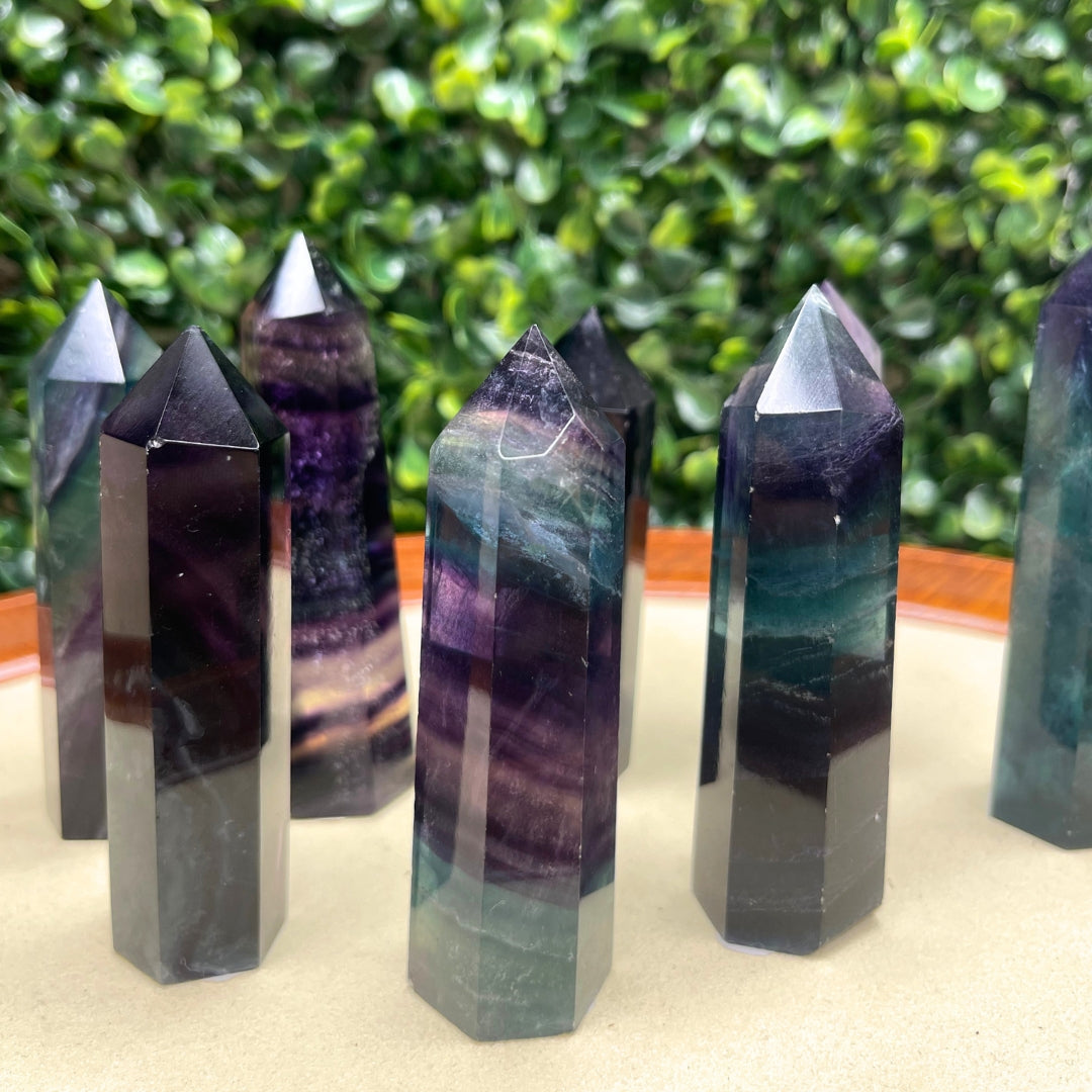 Pointe Pierre Fluorite Arc-en-Ciel