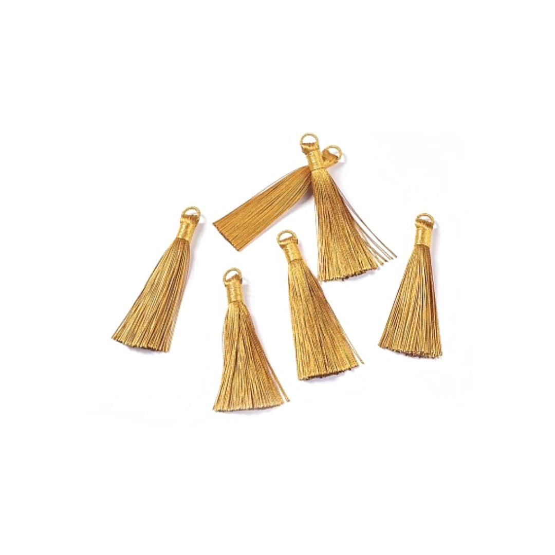 Pompon pour collier Mala Doré