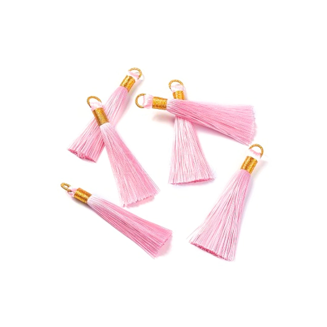 Pompon pour collier Mala Rose