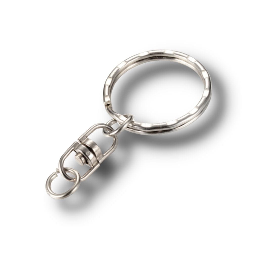 Porte clef fermoir pivotant