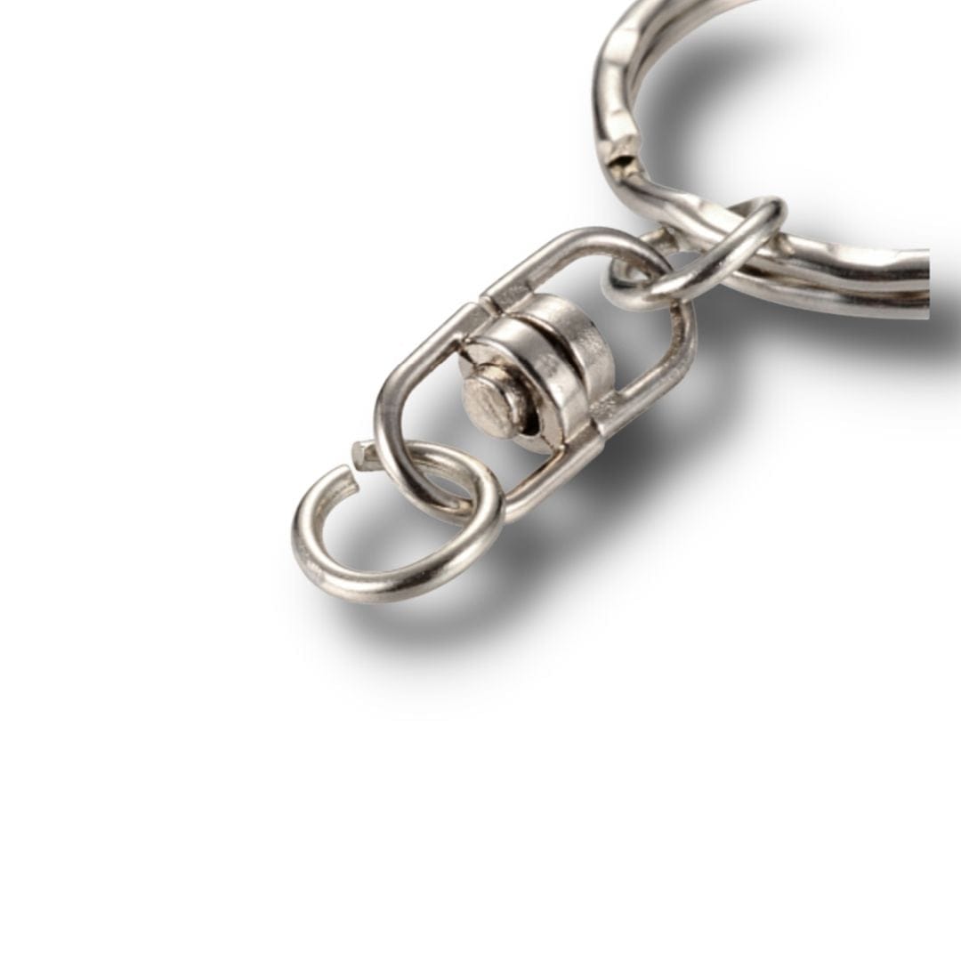 Porte clef fermoir pivotant