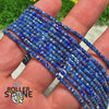 Perle carrée Lapis Lazuli