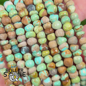 Perle baroque Turquoise d'Arizona 1A