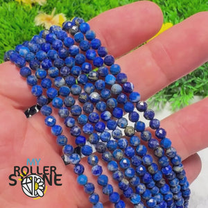 Perle Facettée Lapis Lazuli