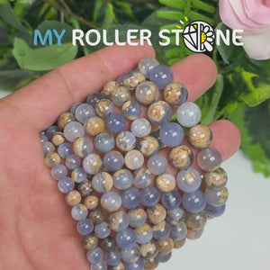 Bracelet en Calcédoine de République dominicaine