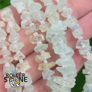 Perles Chips Aigue Marine 3A