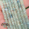 Perle Heishi Aigue Marine 5A