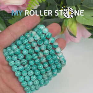 Bracelet Amazonite Bleue de Russie