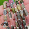 Perles colonne Tourmaline Multicolore 3A