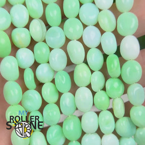 Perles Baroque Opale Verte Mexicaine 5A