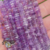Perles Heishi carré Améthyste 5A