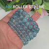 Bracelet Aigue Marine avec Tourmaline Noire