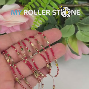 Bracelet rocaille perle Pierre du soleil