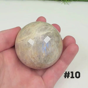 Sphère Pierre De Lune Orange