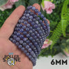 Bracelet Tanzanite perle ronde