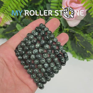 Bracelet Séraphinite 5A