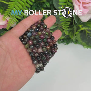 Bracelet en Tourmaline Multicolor Oeil de chat 7A