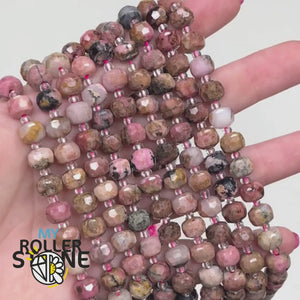 Perles Rhodonite Australienne Facettées