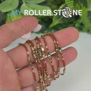 Bracelet réglable Pyrite