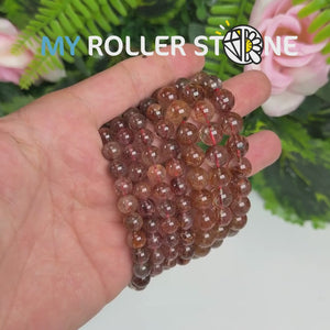 Bracelet Quartz Rutile en Cuivre 5A