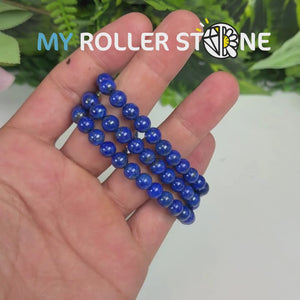 Bracelet triple Lapis Lazuli 5A
