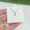 Pendentifs Solitaire Labradorite Ronde Plaqué Or
