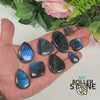 Pendentif Labradorite blue fire percé 5A