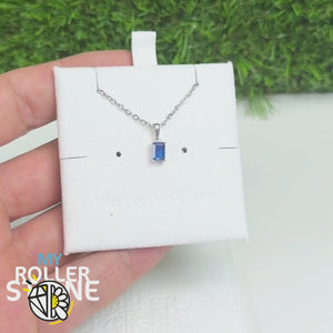 Pendentif Solitaire Kyanite Rectangulaire