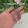 Bracelet réglable Améthyste et Tourmaline rose