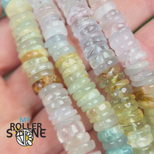 Perles Heishi  Morganite 5A