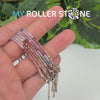 Bracelet Spinelle naturelle avec Fermoir en Argent 925