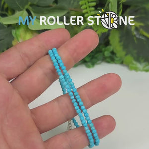 Bracelet Facetté en Turquoise Kingman