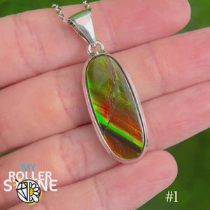 Pendentif Ammolite Argent #1