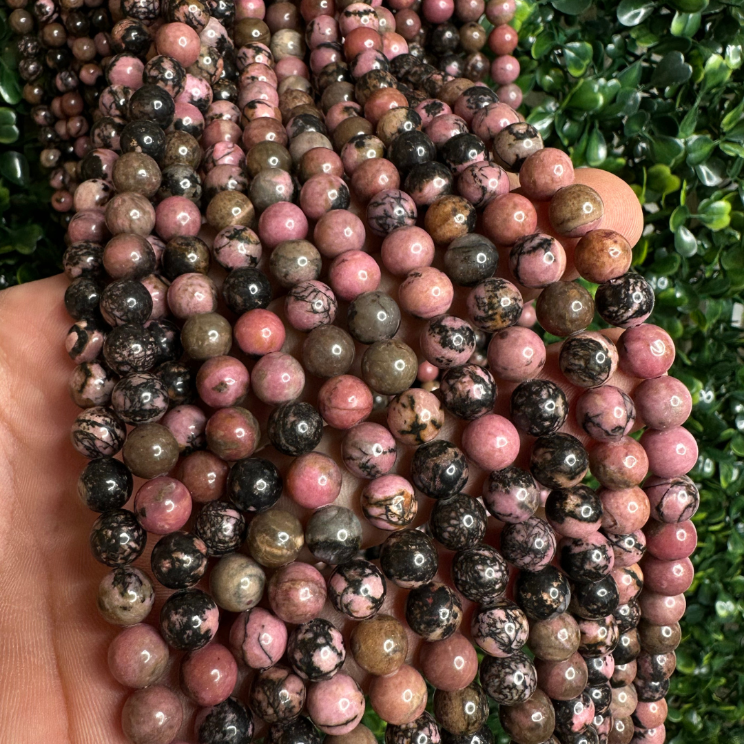 Perle rhodonite australienne