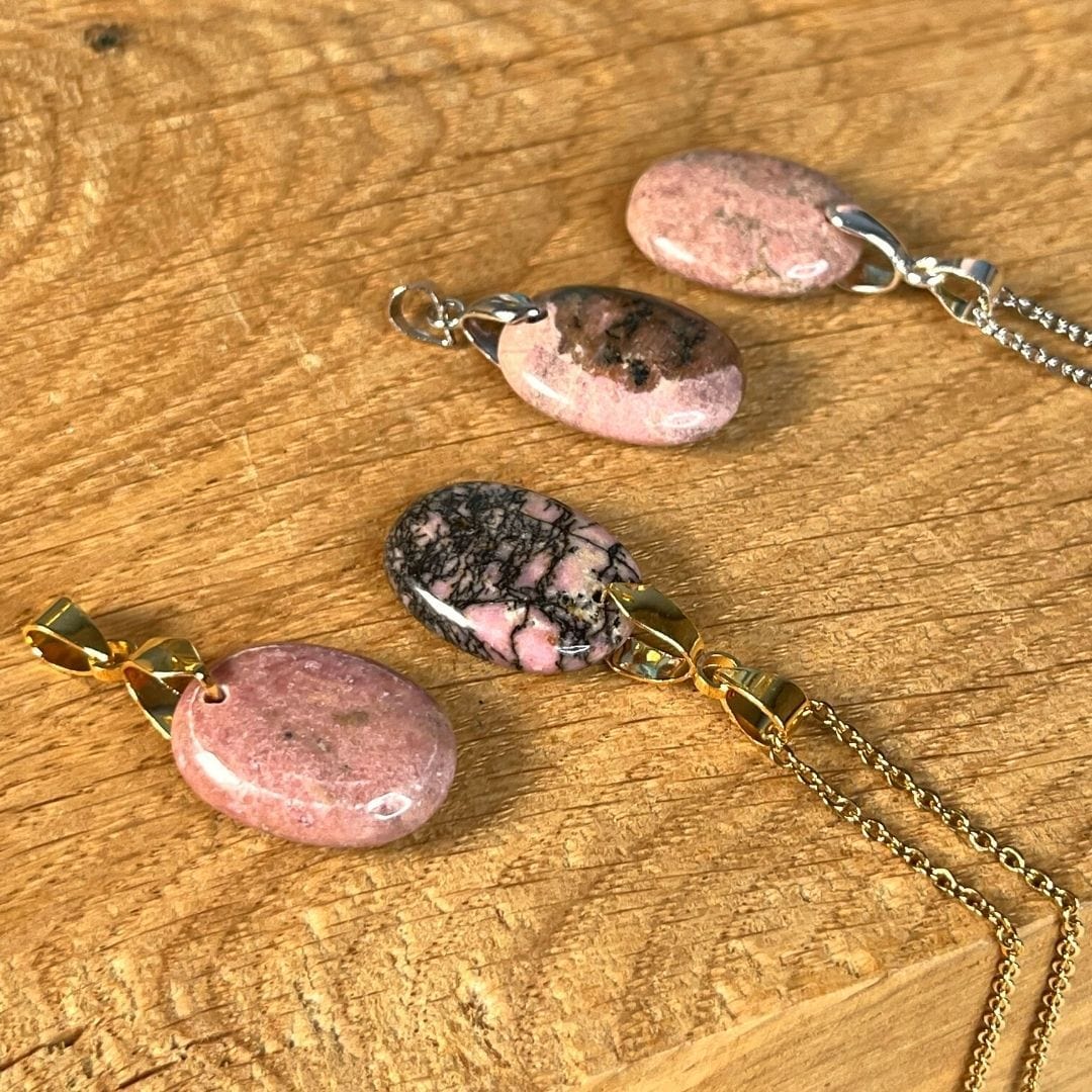 Rhodonite pendentif