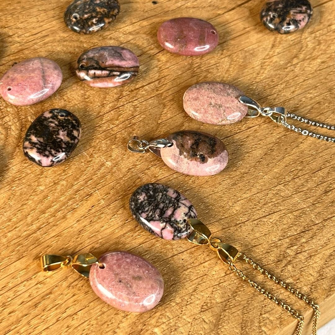 Rhodonite pendentif
