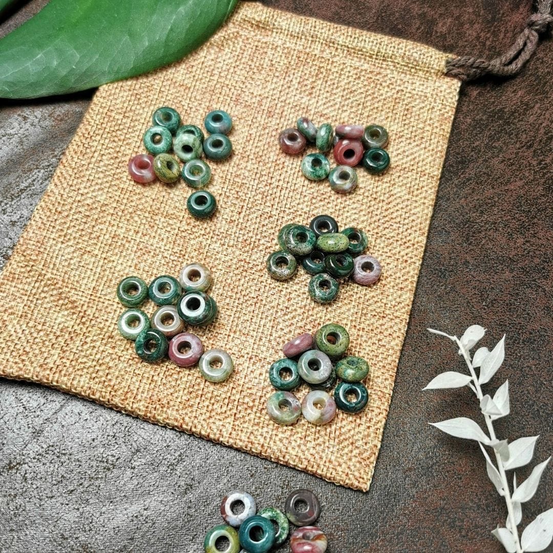 Rondelle Agate Indienne