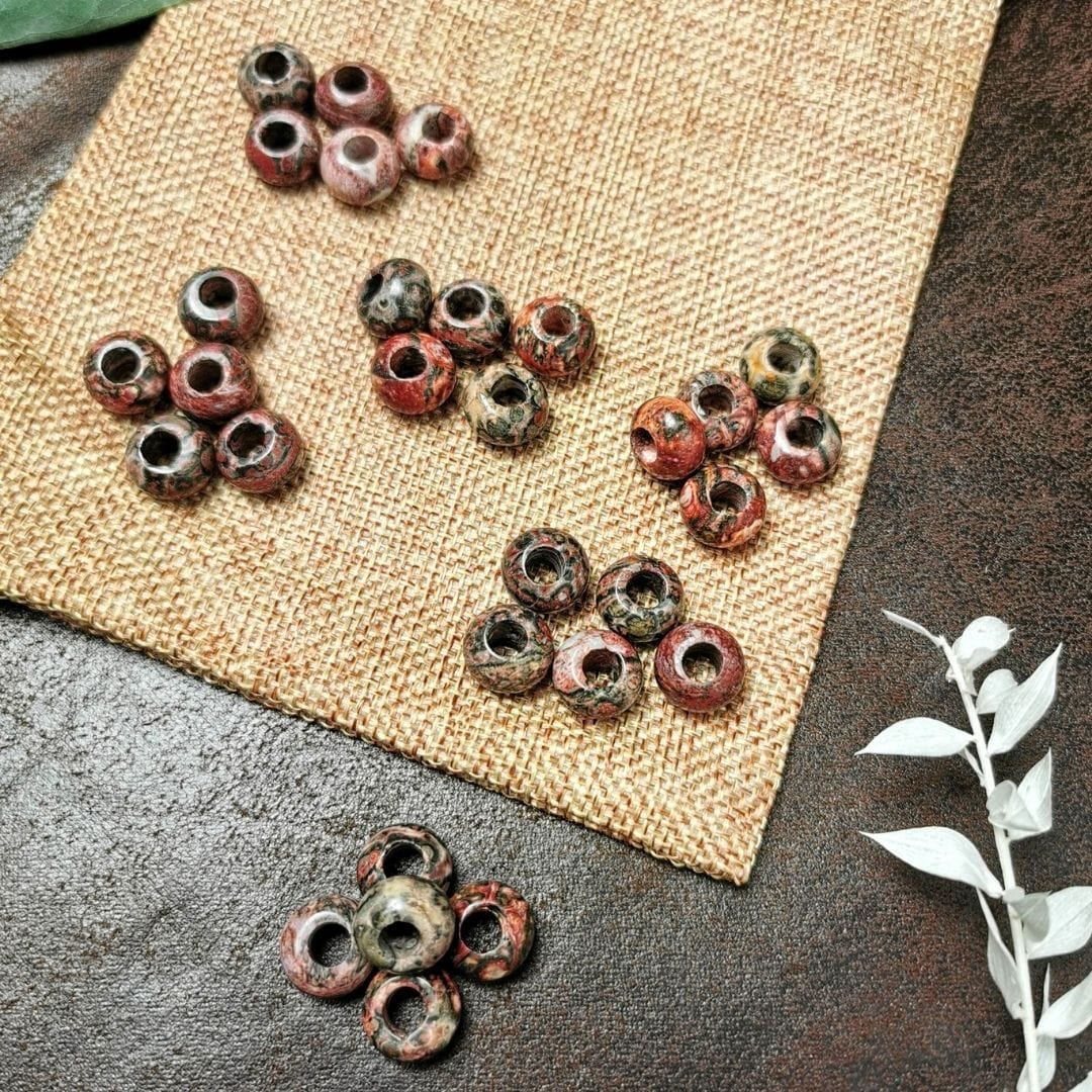 Rondelle Jaspe Léopard