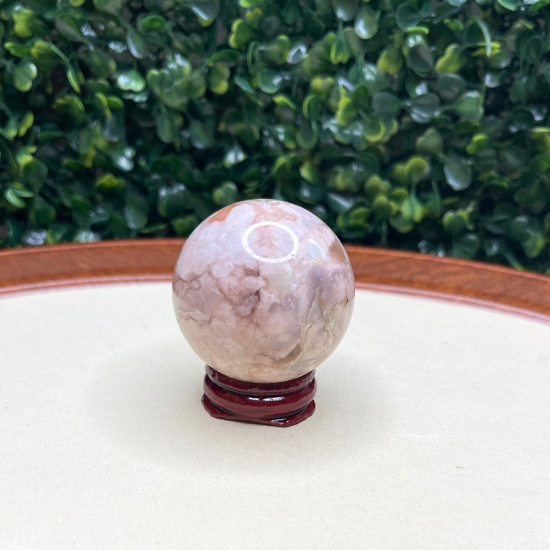 Sphère Agate Fleur #16